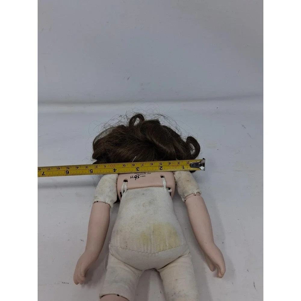 Bradley Dolls Porcelain Bisque Limited Edition 1295/1500 Brown Hair Vintage  w